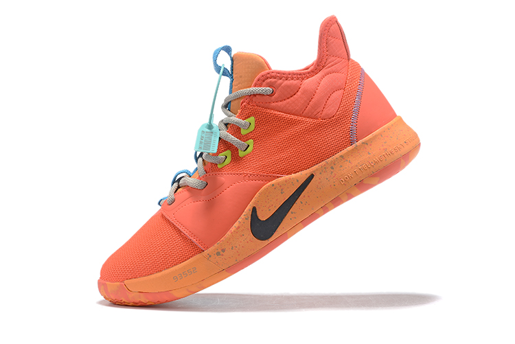 2019 Nike PG 3 Shoes Orange Blue Black
